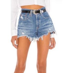 Levi 501's Cotton Denim Cutoff Distressed Shorts Women's Size 27